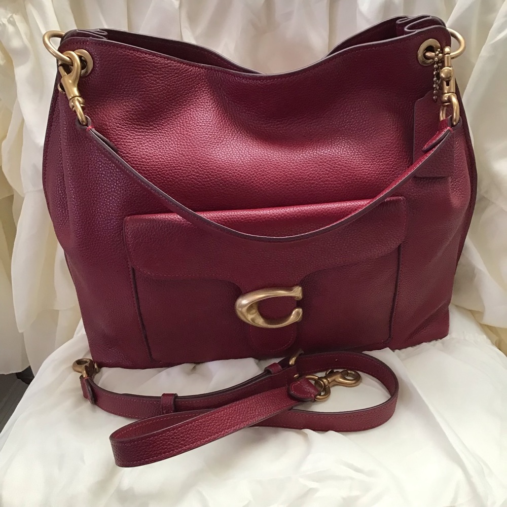 Coach purse pebble leather Large Tabby bag